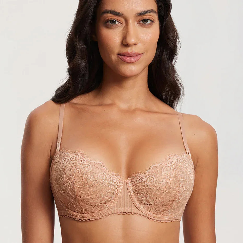 חזיית עצם בגימור אופנתי עם תמיכה לחזה