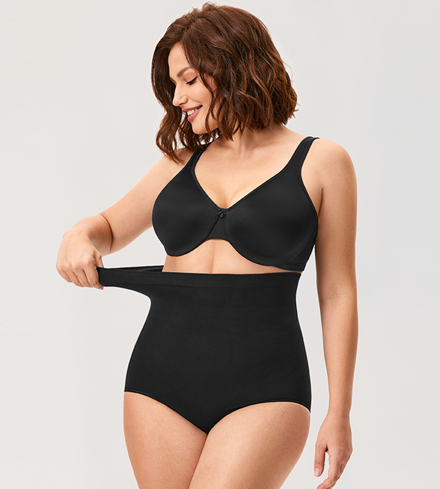 תחתון מחטב בגזרה גבוהה – שליטה בבטן (Seamless)