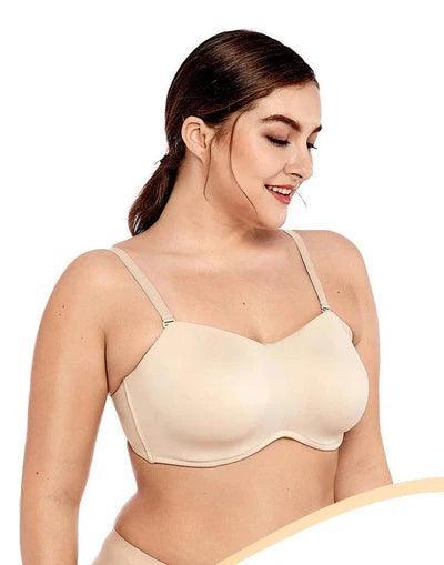 חזיית סטרפלס מושלמת עם עצם לחזה שופע בצבע אופנתי מהמם להופעה נשית משודרגת