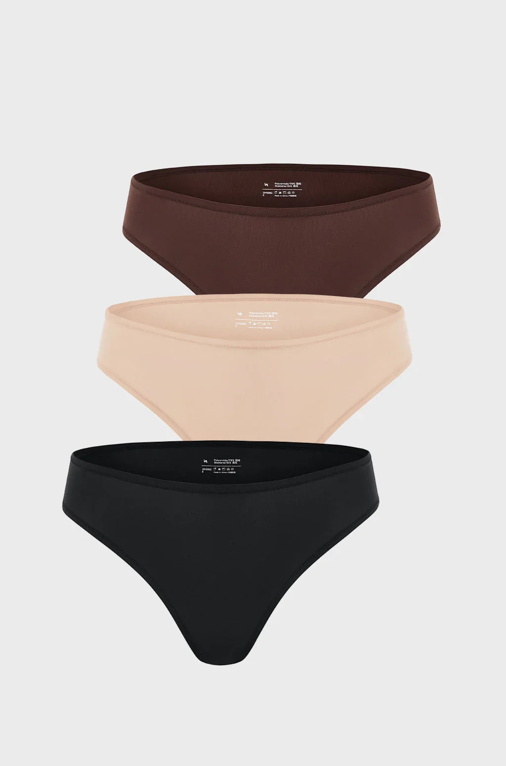 תחתונים רכים בגזרת מותן בינונית – מארז 3 יחידות