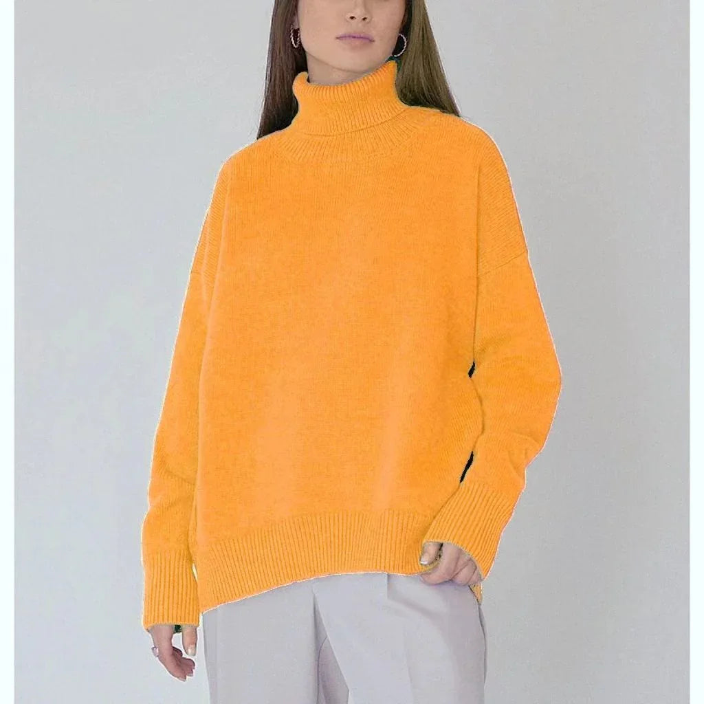 סריג גולף מושלם ואסימטרי לעונה הקרובה להופעה נשית מרהיבה וללוק מעצים