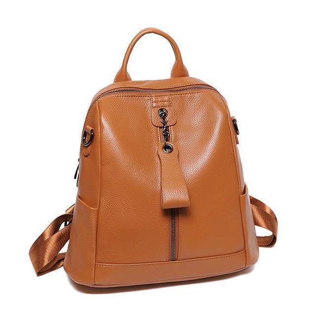 תיק גב מעור של מעצב עם הרבה תאים פרקטים להופעה שתחרשי עליה וללוק שלא נמאס - לה איסלה