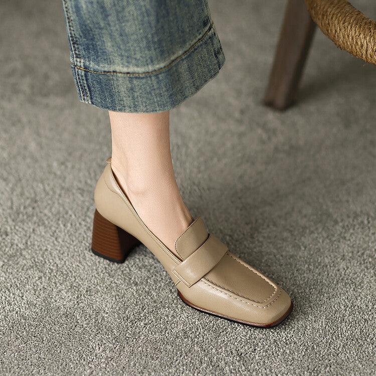 מוקסין וינטאג' מעור מקורי ללוק אינטלגנטי ולהופעה של אישה סוחפת וחכמה - לה איסלה