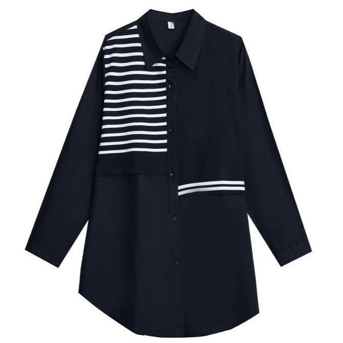 טוניקת אוברסייז בסגנון מכופתרת ללוק אלגנטי אופנתי ולהופעה של אישה מרתקת - לה איסלה