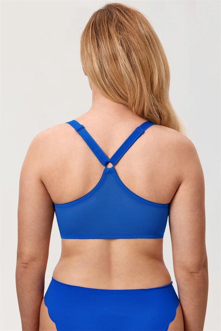 חזיית כותנה בסגירה קדמית נבונה ובתמיכה מאזנת לגב ללוק נשי עדין - לה איסלה: אופנה וחזיות פרימיום