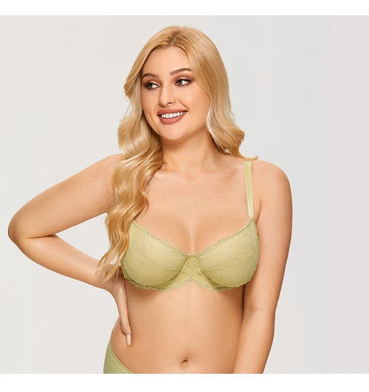 חזיית עצם מיוחדת בשילוב תחרה עדינה למראה נשי סקסי ובולט - לה איסלה