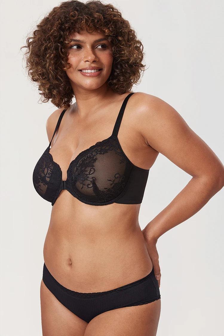 חזיית פרימיום מהממת בסגירה קידמית מאזנת ללוק נשי ועדין - לה איסלה