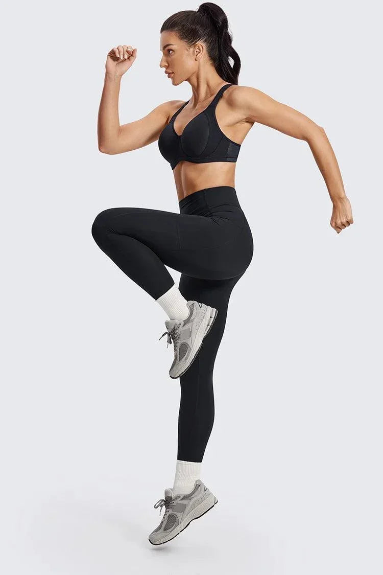 חזיית ספורט עם עצם בגיזרה תומכת לחזה שופע ורחב להופעה פרקטית נוחה