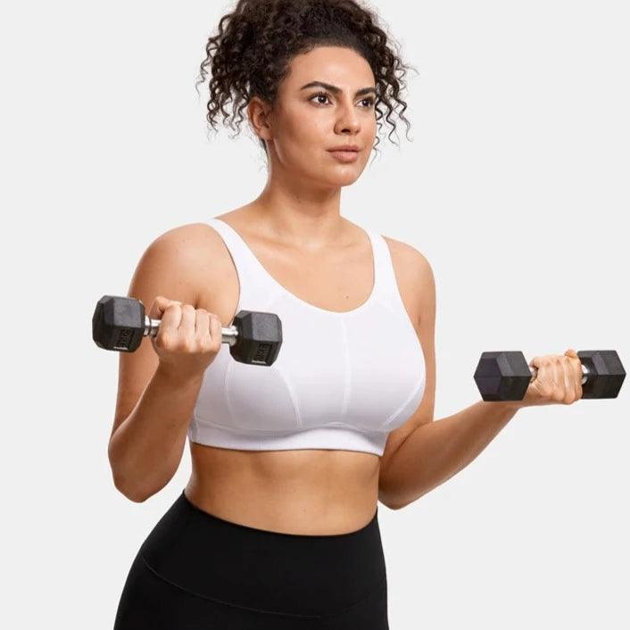 חזיית ספורט בכיסוי מלא ללא עצם בגיזרה שנותנת לך שקט בזמן אימון ללוק פרקטי במיוחד - לה איסלה