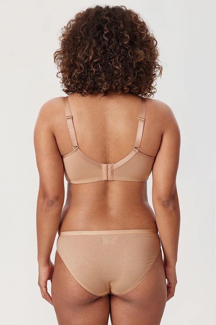 חזיית כותנה עם כיס נעימה למגע ללא עצם לתמיכה נוחה לחזה גדול - לה איסלה: אופנה וחזיות פרימיום