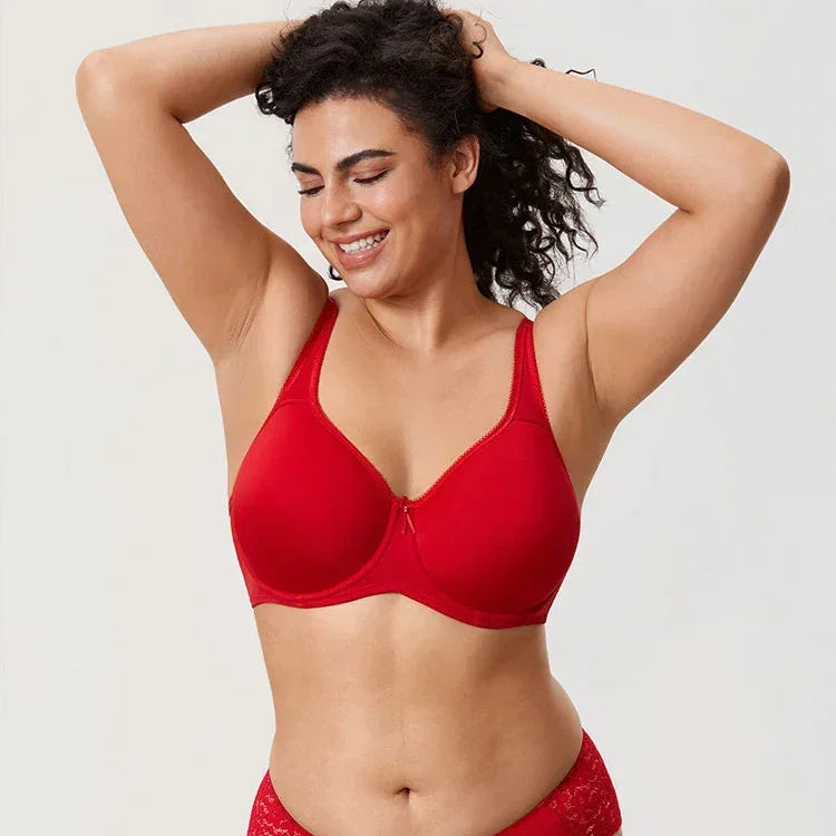 חזיית מינימייזר בכיסוי מלא לחזה גדול