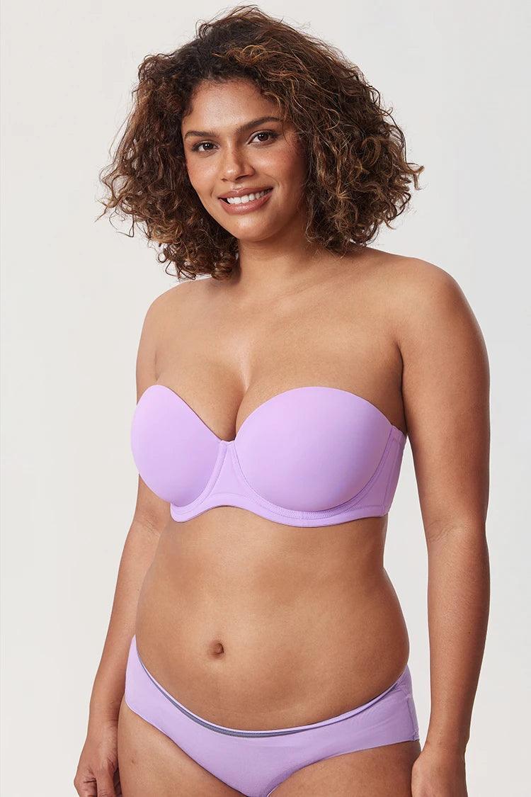 חזיית סטרפלס שחורה עם עצם לחזה שופע ולהופעה נשית סקסית שלך - לה איסלה