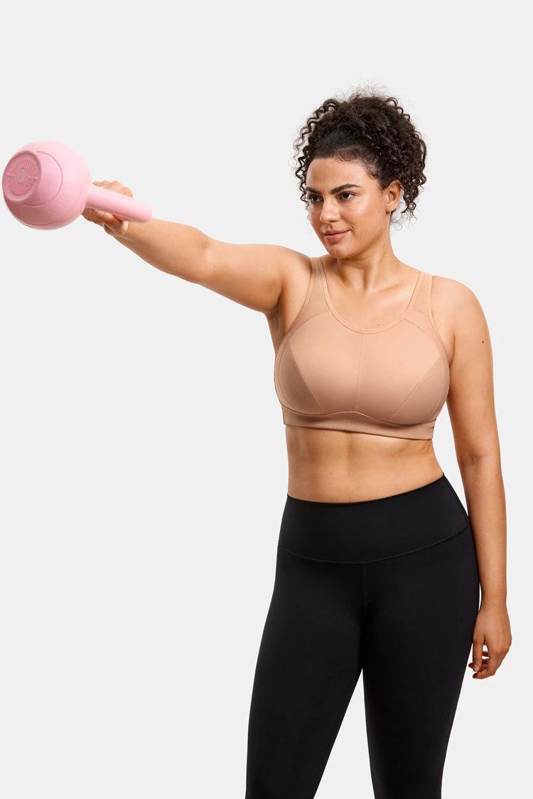 חזיית ספורט בכיסוי מלא ללא עצם בגיזרה שנותנת לך שקט בזמן אימון ללוק פרקטי במיוחד - לה איסלה