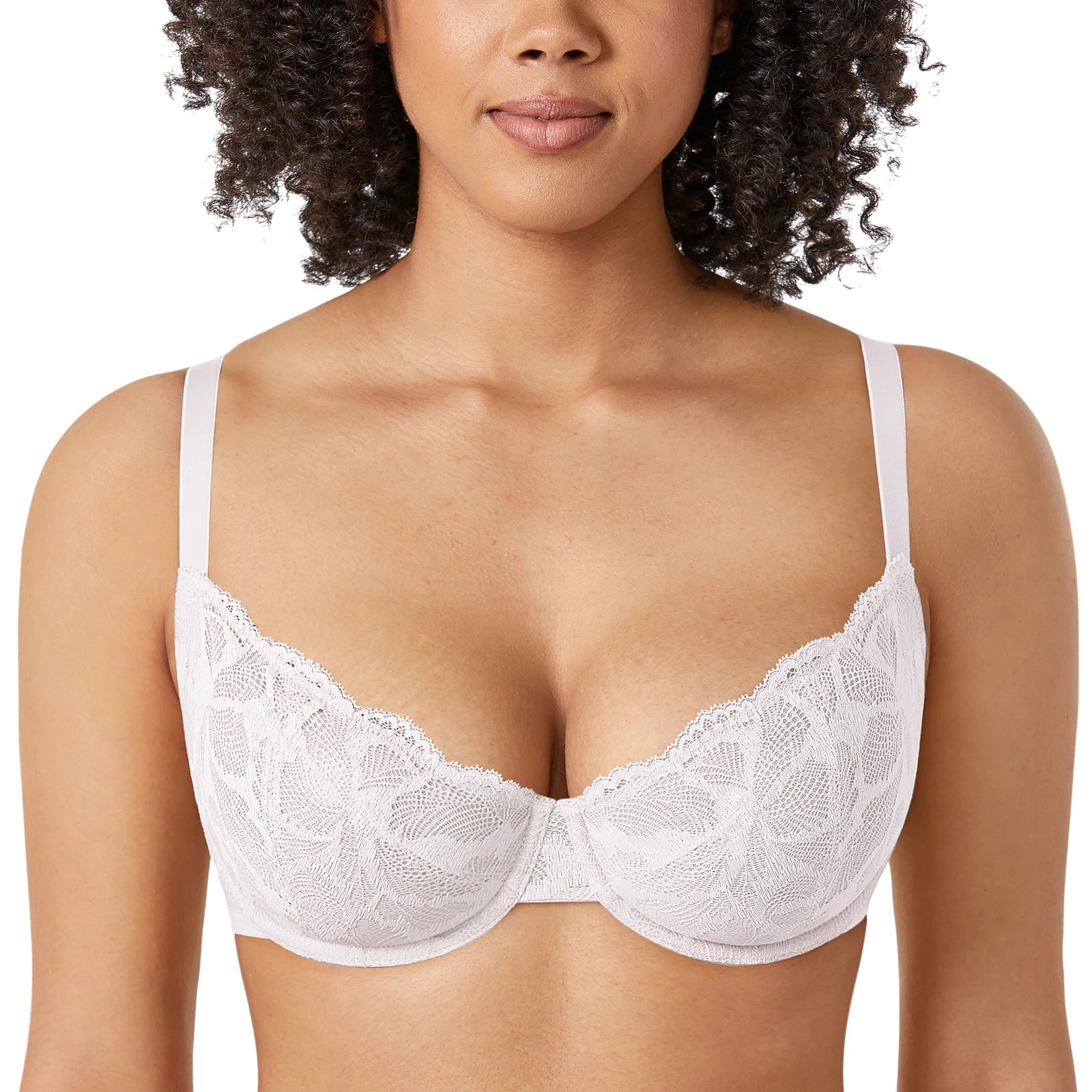 חזיית תחרה עדינה עם עצם בגימור רומנטי משגע להופעה נשית מדוייקת