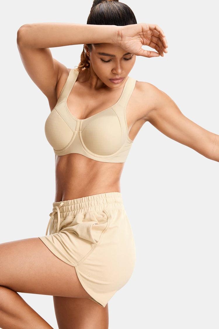 חזיית ספורט פוש אפ אופנתית לתמיכה מקסימלית בגב - לה איסלה