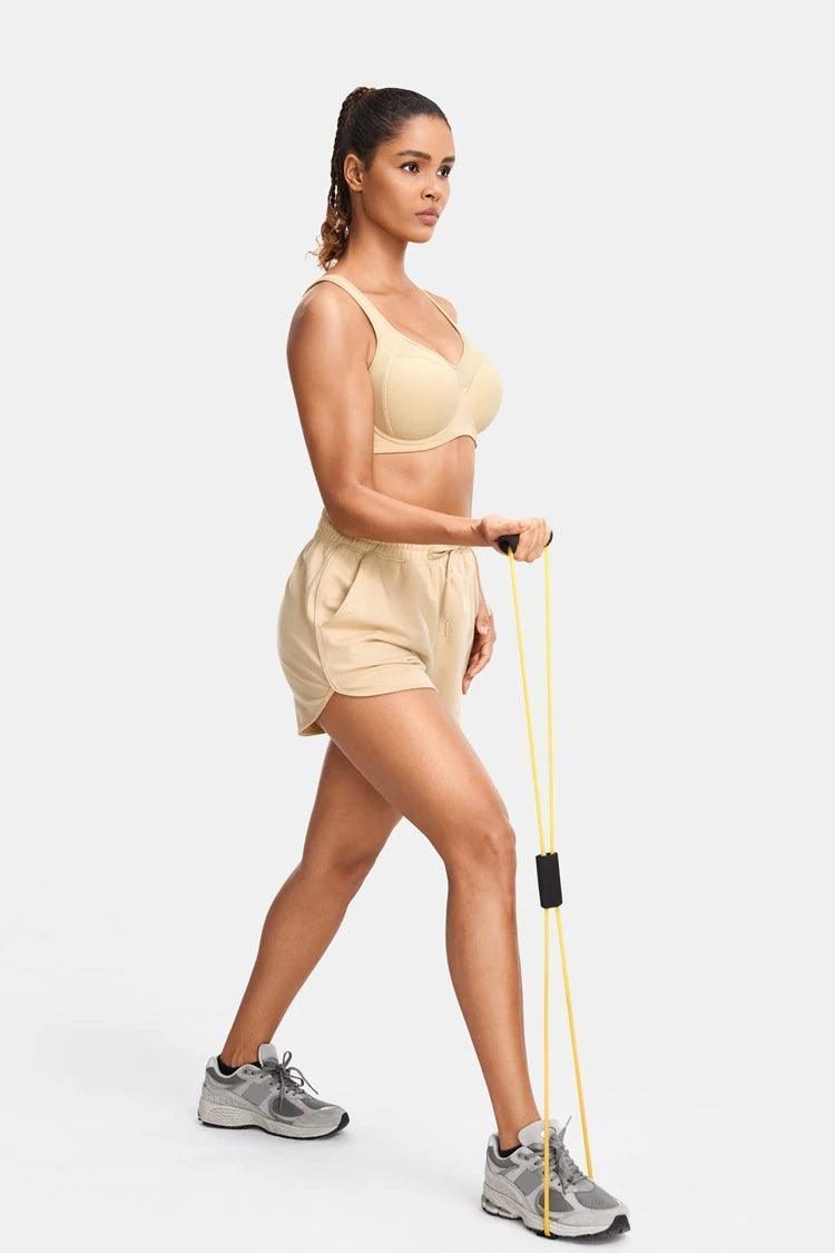 חזיית ספורט פוש אפ אופנתית לתמיכה מקסימלית בגב - לה איסלה