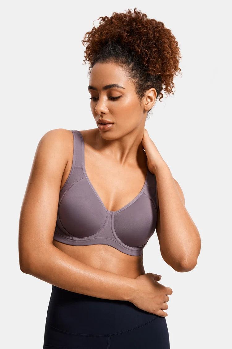 חזיית ספורט עם עצם בגיזרה תומכת לחזה שופע ורחב להופעה פרקטית נוחה