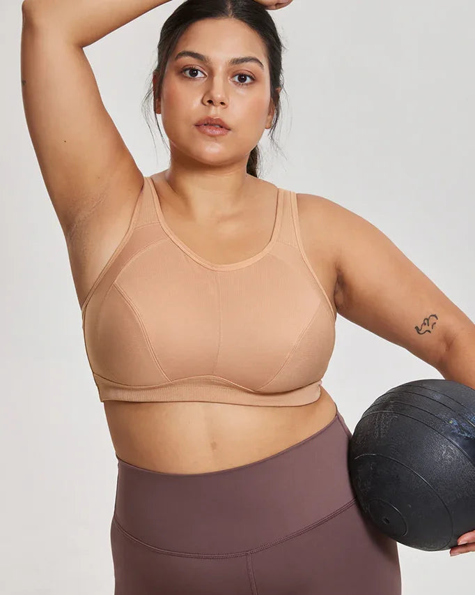 חזיית ספורט מינימייזר ללא עצם לאחיזה מלאה