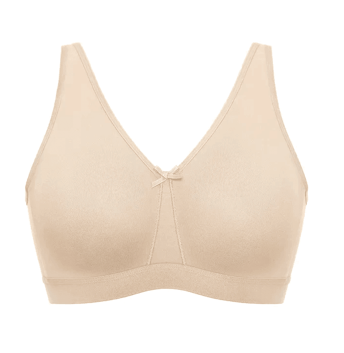 חזיית כותנה נוחה ללא עצם למראה נשי עדין - לה איסלה