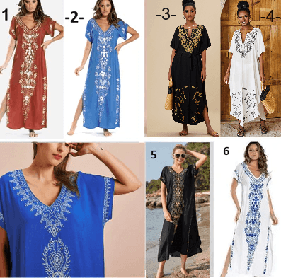 שמלת גלביה מהפנטת בגימור רקמה עדינה ואופנתית להופעה של אישה עצמאית קורנת