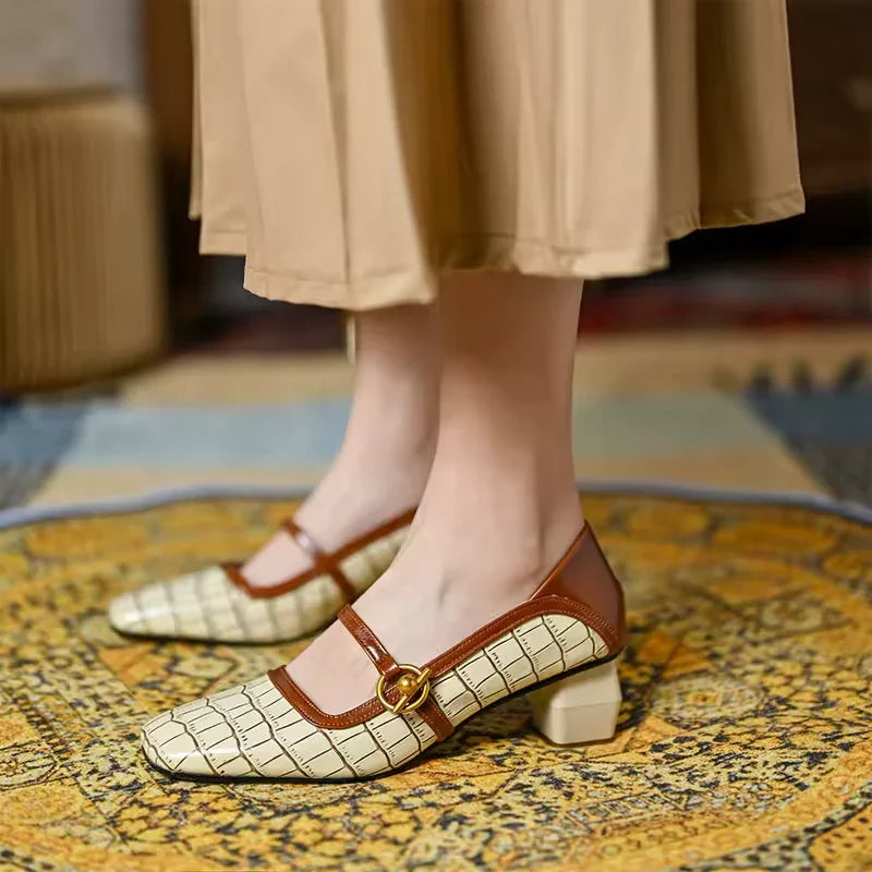 סנדל עקב מעור מקורי להופעה נשית קייצית מושלמת