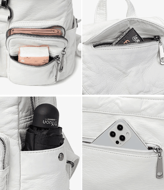 תיק גב פרקטי בחלוקה חכמה של תאים להופעה נשית נבונה וללוק אופנתי מתמיד - לה איסלה