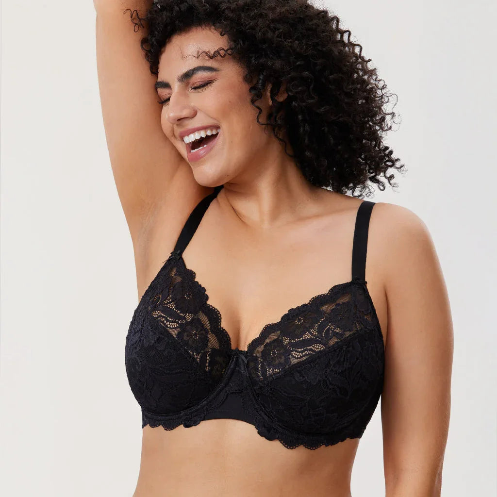 חזיית נוחות עם עצם ותחרה מפוארת