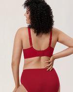 חזיית עצם אורטופדית לגב בגימור תחרה עדינה להופעה נשית אופנתית ונוחה - לה איסלה