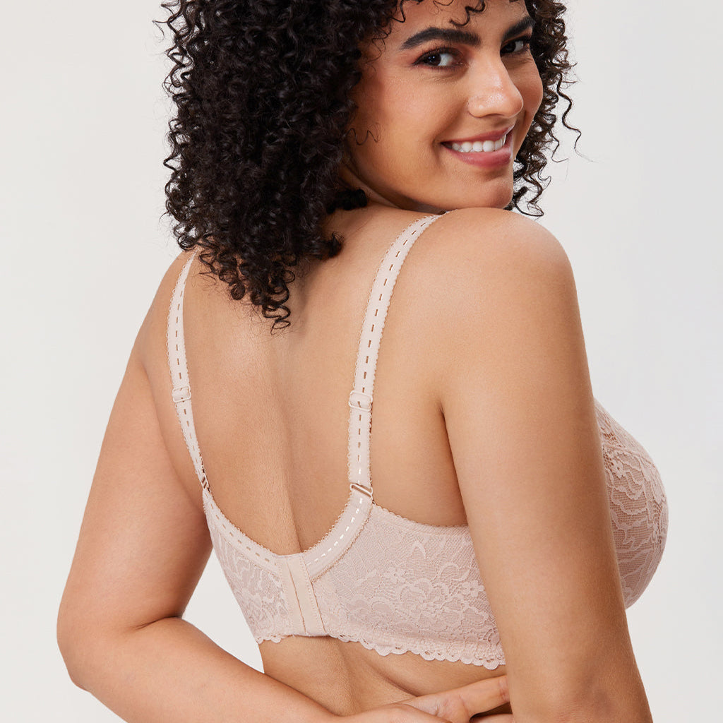 חזיית מינימייזר עם תחרה פרחונית בגיזרה אופנתית משגעת