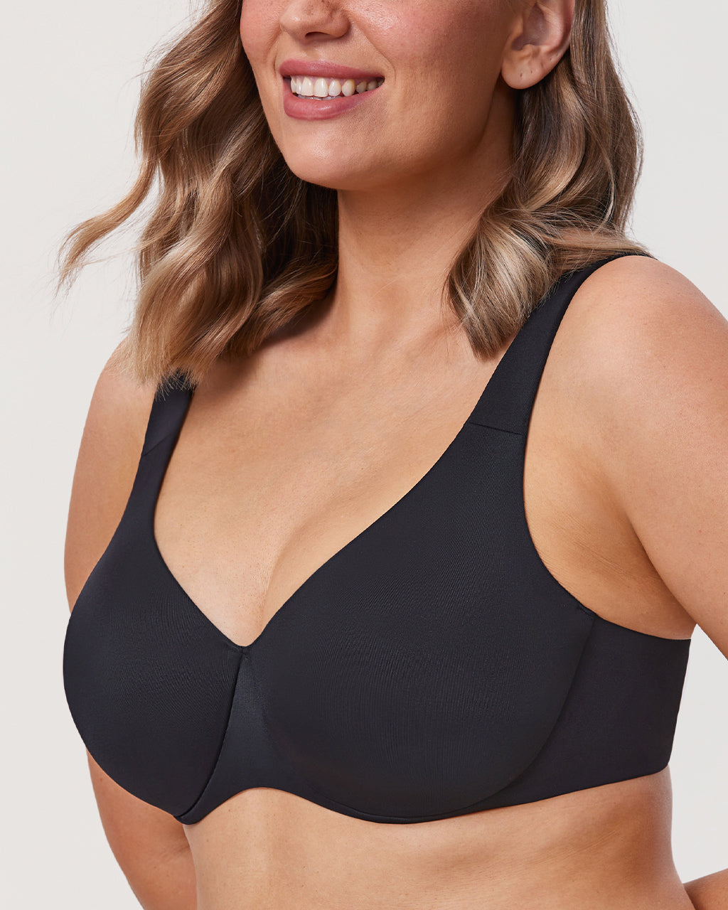 חזיית מינימייזר מכותנה רכה ונושמת ללוק נשי אופנתי נוח