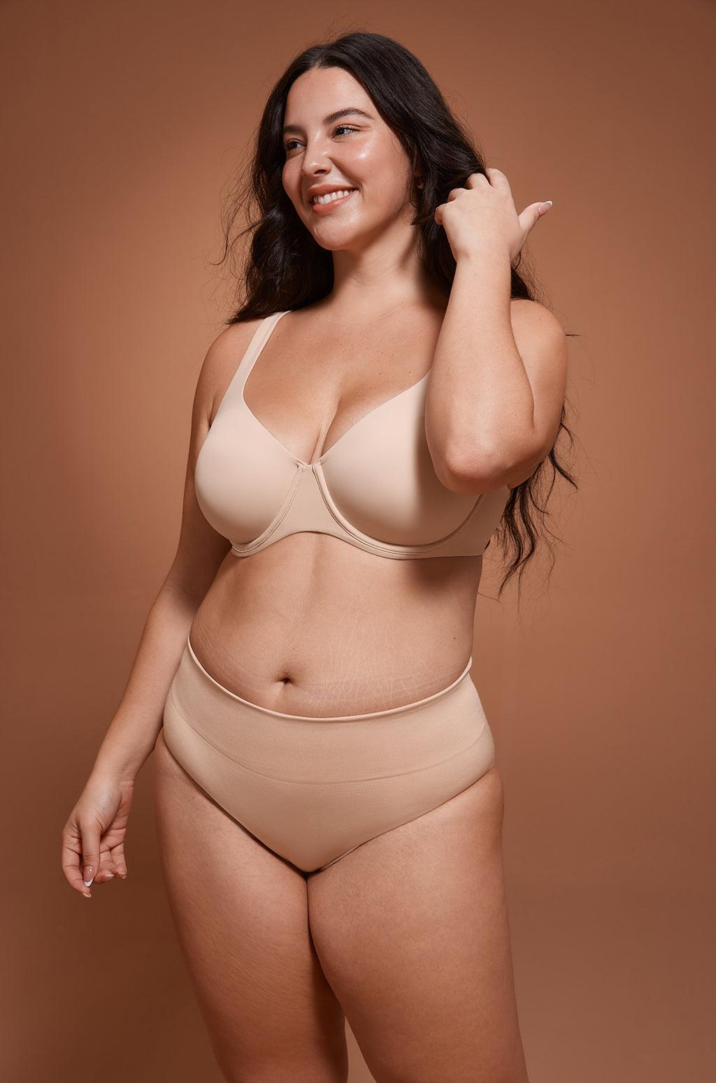 חזייה נושמת עם עצם בגימור קלאסי עדין ויפה להופעה נשית נוחה