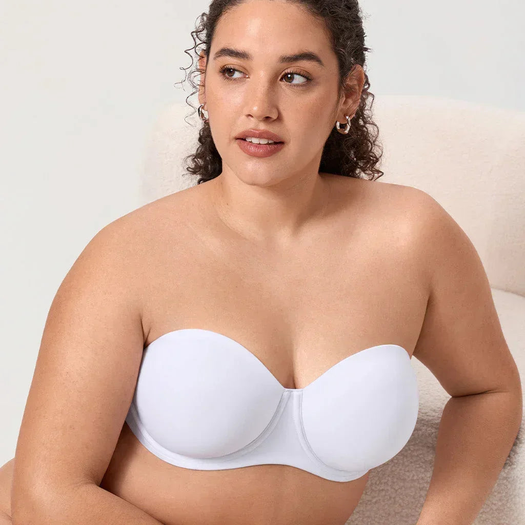 חזיית סטרפלס עם עצם למראה נשי, המחזיקה את החזה