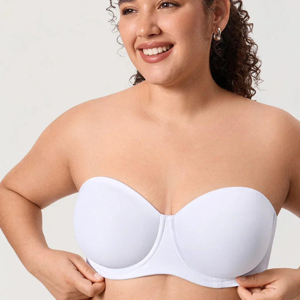 חזיית סטרפלס עם עצם למראה נשי, המחזיקה את החזה