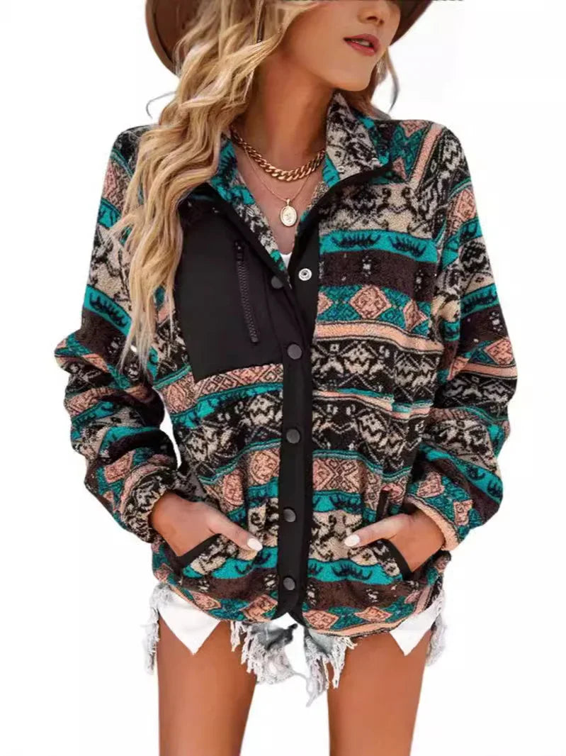 מעיל מחמם ממילאנו בגימור צבעוני אותנטי של אישה אופנתית ללוק שתרצי עלייך תמיד