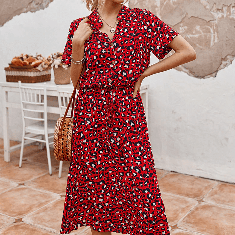 שמלת חברבורות מ-ש-ג-ע-ת בגיזרת לוס נשפכת ללוק נשי לא מתאמץ ולהופעה מהפנטת - לה איסלה