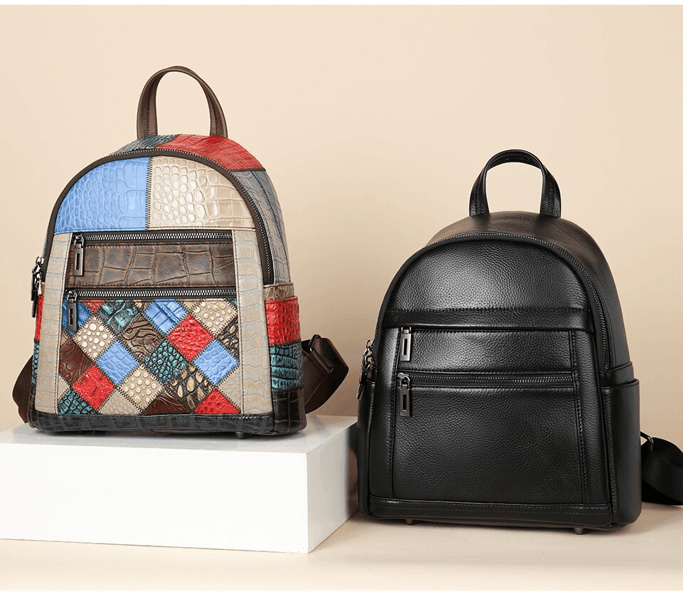 תיק גב מעור מקורי של מעצב ספרדי בגימור נשי מהפנט לאישה שרוצה לתת שואו מטריף - לה איסלה