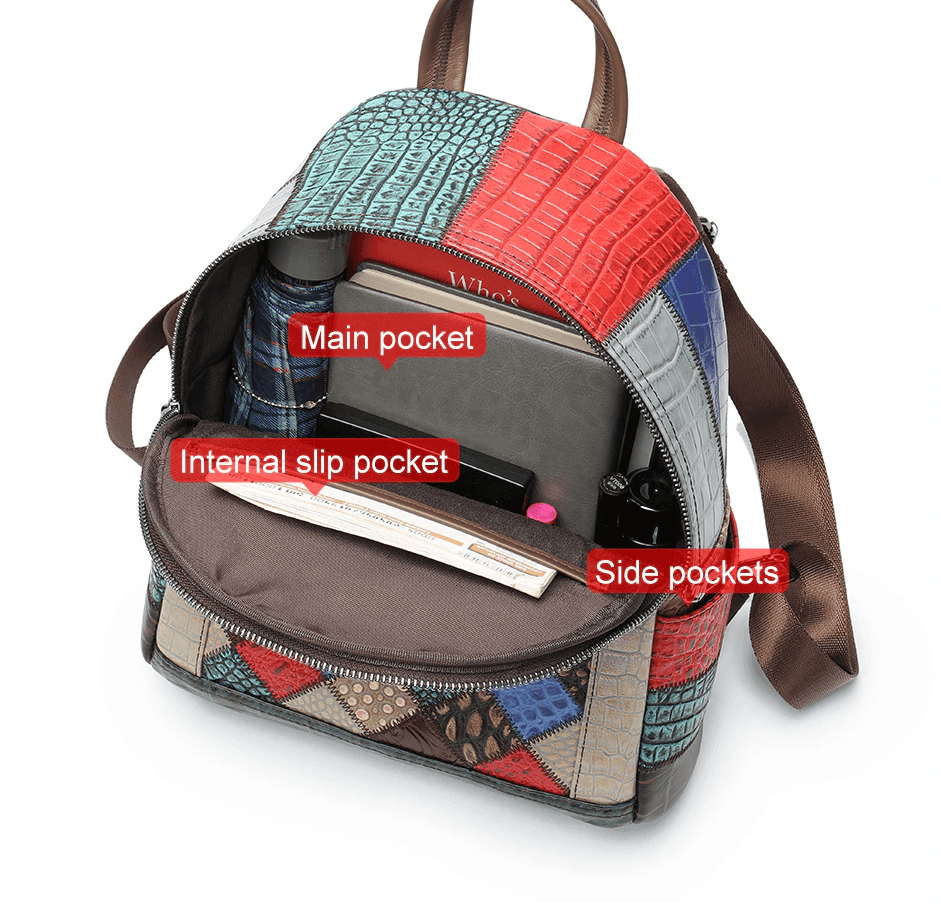 תיק גב מעור מקורי של מעצב ספרדי בגימור נשי מהפנט לאישה שרוצה לתת שואו מטריף - לה איסלה