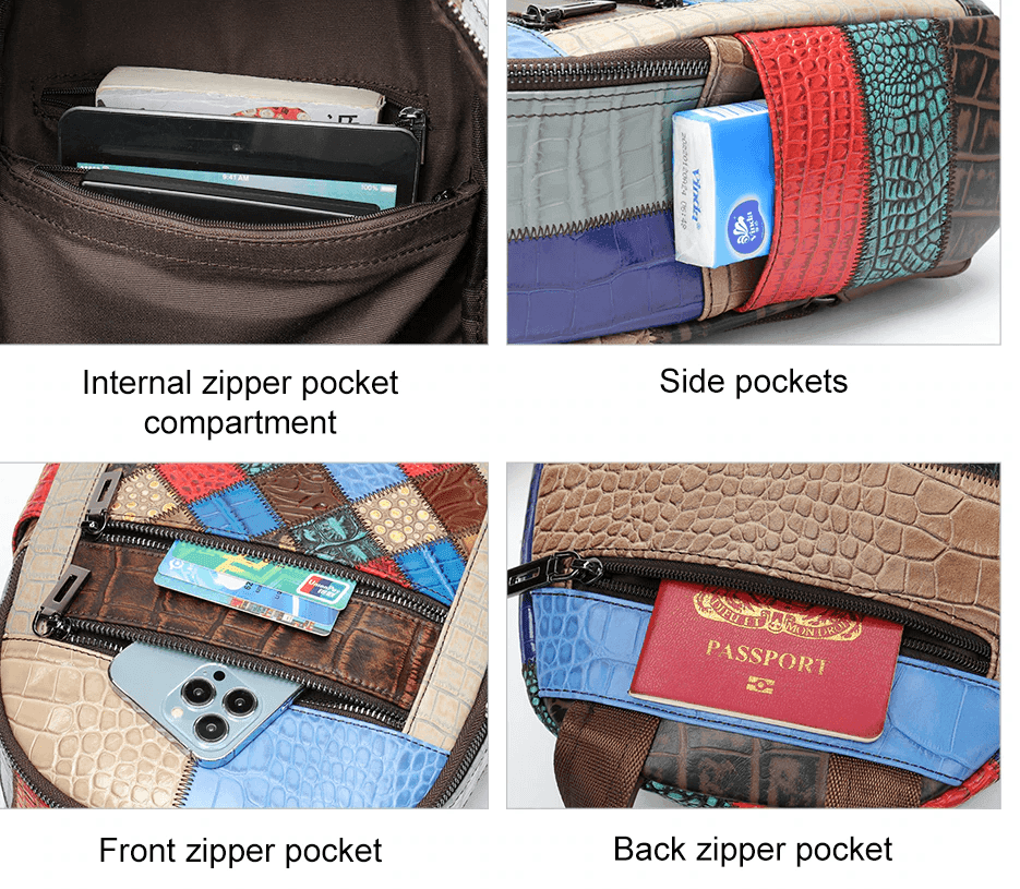 תיק גב מעור מקורי של מעצב ספרדי בגימור נשי מהפנט לאישה שרוצה לתת שואו מטריף - לה איסלה