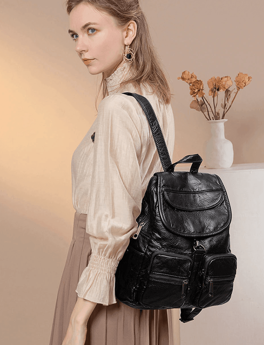 תיק עור מקורי של מעצב ספרדי לנשיאה של לפ טופ ובחלוקה נבונה של תאים - לה איסלה