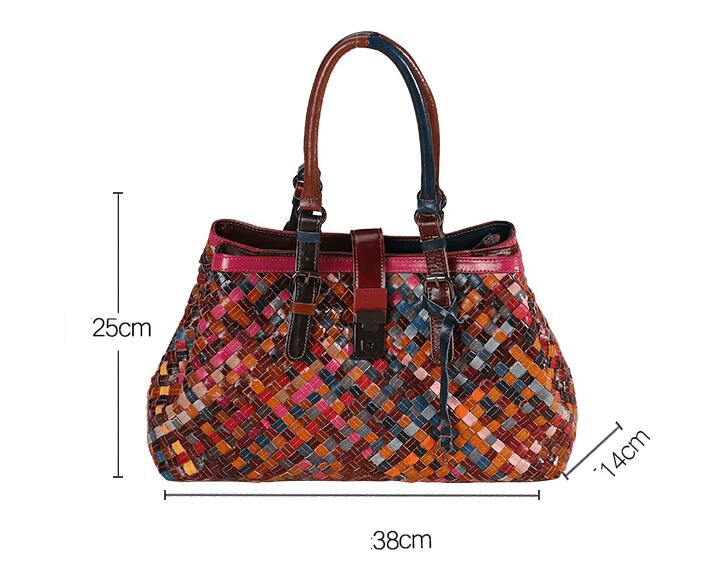 תיק יוקרתי של מעצב איטלקי בגימור פסיפס מושלם להופעה טרנדית אופנתית מ-ש-ג-ע-ת - לה איסלה