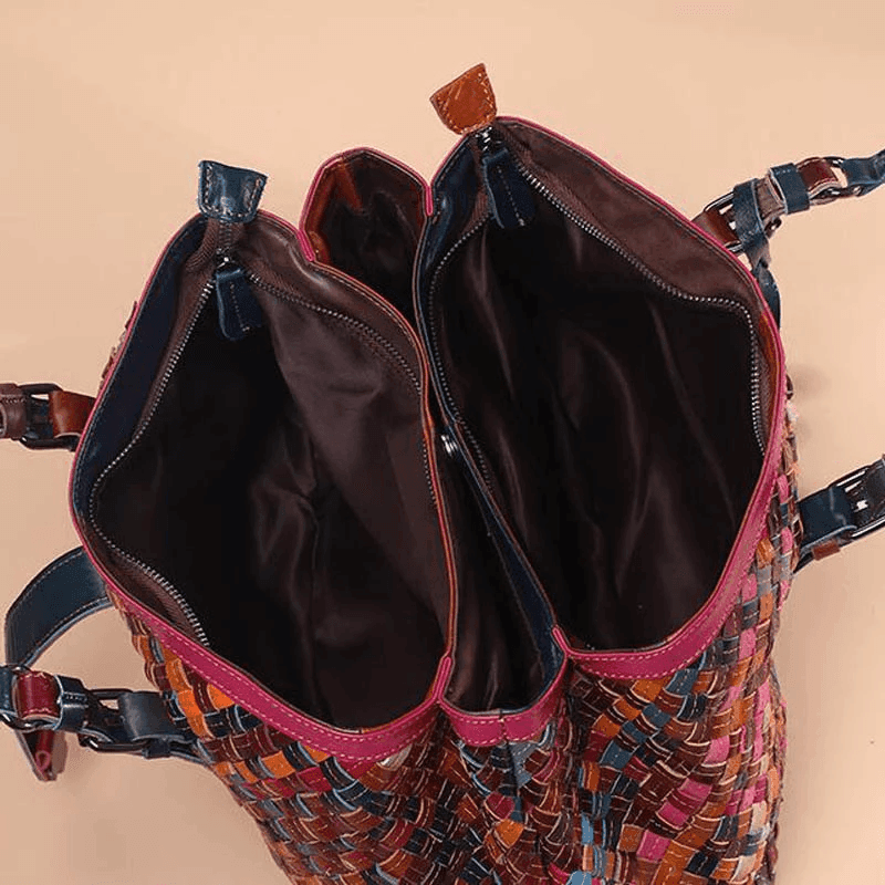 תיק יוקרתי של מעצב איטלקי בגימור פסיפס מושלם להופעה טרנדית אופנתית מ-ש-ג-ע-ת - לה איסלה