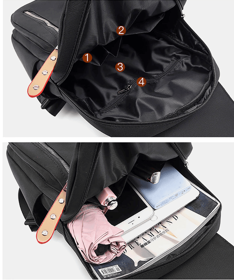 תיק גב קטן לנשיאה של חפצים חשובים ללוק אופנתי טרנדי ולהופעה של אישה מבריקה - לה איסלה