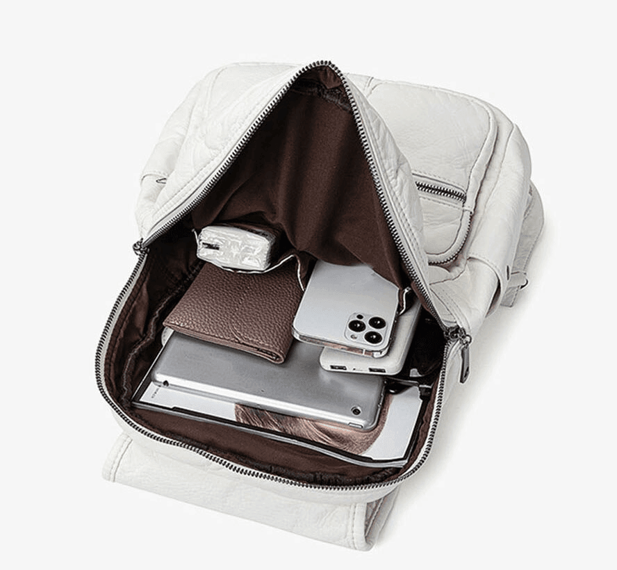 תיק עור מקורי של מעצב ספרדי לנשיאה של לפ טופ ובחלוקה נבונה של תאים - לה איסלה