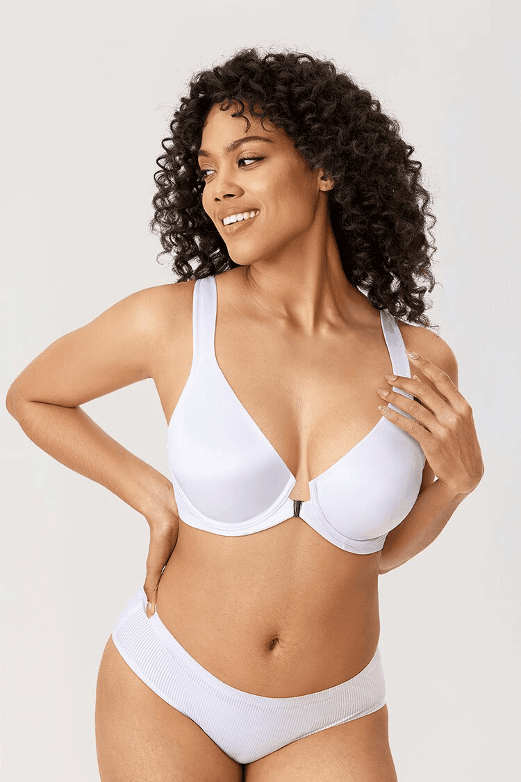 חזייה אלגנטית עדינה בסגירה קידמית נוחה להופעה שמחזיקה לך כל היום - לה איסלה