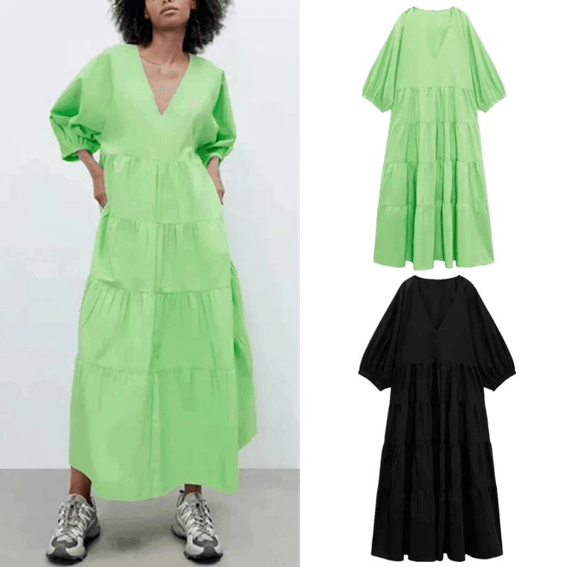 שמלת פליסה מדהימה בצבעים בוהקים להופעה נשית סוחפת וללוק מושלם לעונה - לה איסלה