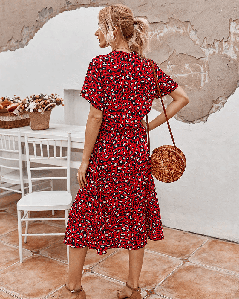 שמלת חברבורות מ-ש-ג-ע-ת בגיזרת לוס נשפכת ללוק נשי לא מתאמץ ולהופעה מהפנטת - לה איסלה