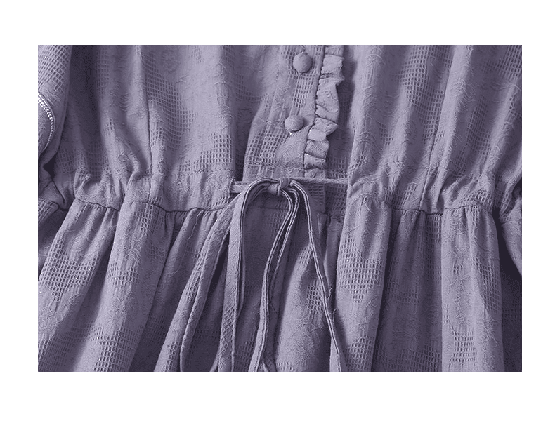 שמלת פשתן מושלמת עם כיסים בגימור אתני מהפנט להופעה נשית מקסימה - לה איסלה