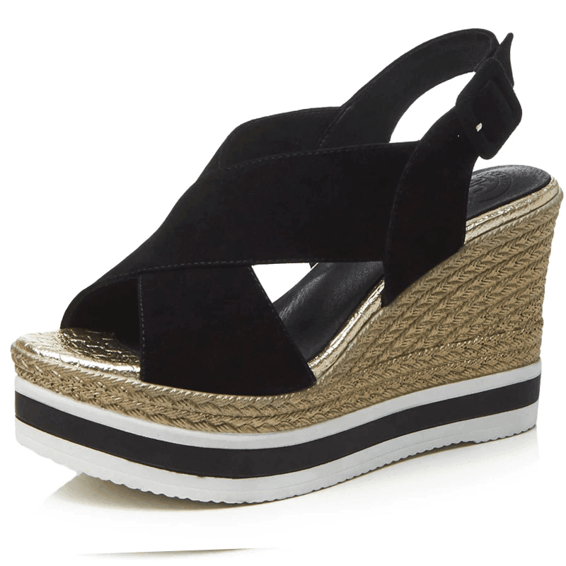 מגפי פלטפורמה של מעצב איטלקי בגיזרה נשית גבוה וחתיכית ולהופעה מעצימה כאישה - לה איסלה