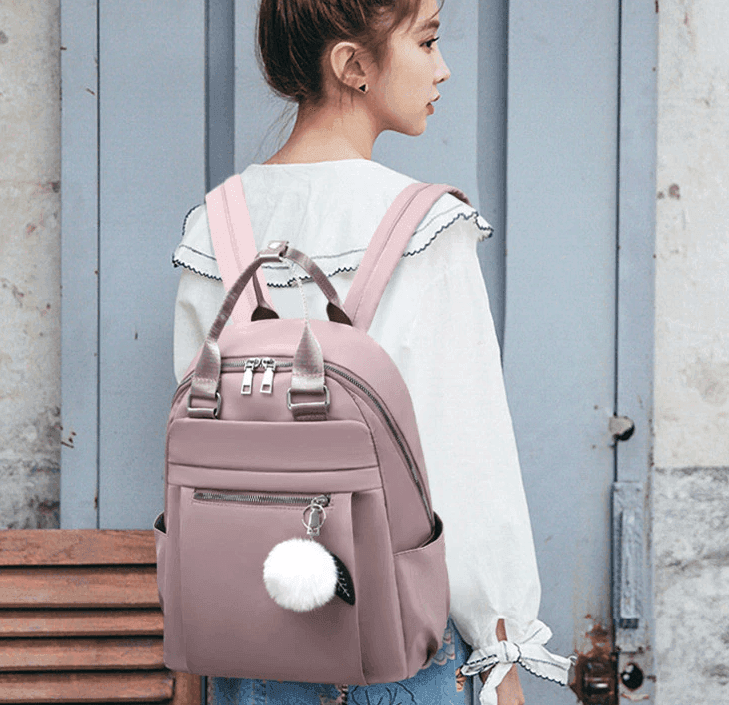 תיק גב מהמם בגימור פרקטי של תאים לאיחסון להופעה נשית קלילה ולא מתאמצת - לה איסלה