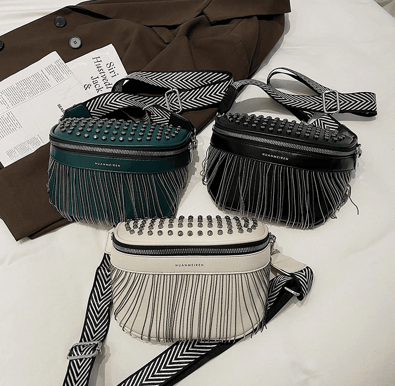 תיק פאוץ של מעצב ממילנאו בשילוב רצועה קצרה ללוק נשי יוקרתי ולהופעה מובילה - לה איסלה